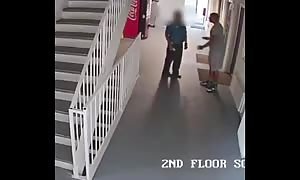 Scumbag knocks out a paid helper
