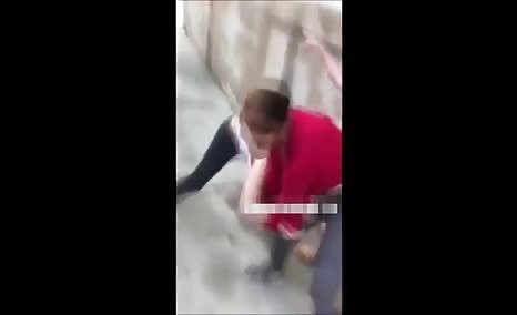 Girl starts fight in the wrong hood