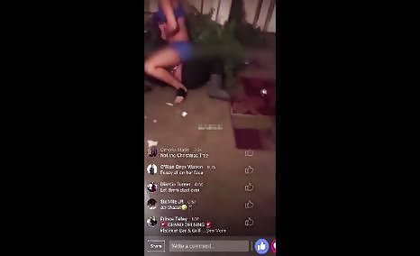 Live stream of a girl getting jumped