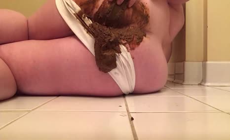 Brown shit on big ass